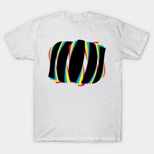 Geometric abstract color pop art modern T-Shirt